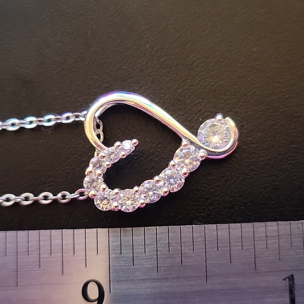 New heart necklace